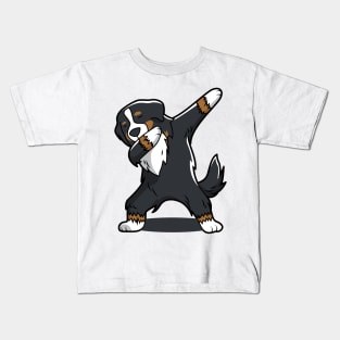'Bernese Mountain Dog' Cool Dog Dab Dance Kids T-Shirt